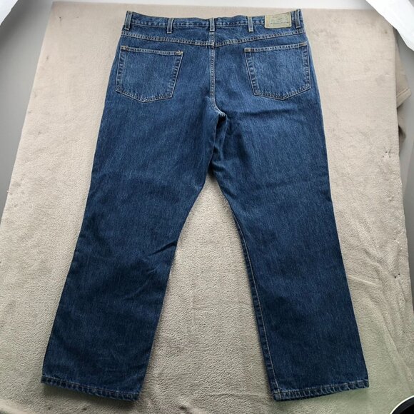 RedHead Mens Jeans Size 42x30 Classic Fit Straight Leg Blue Denim Casual Travel - Picture 15 of 15